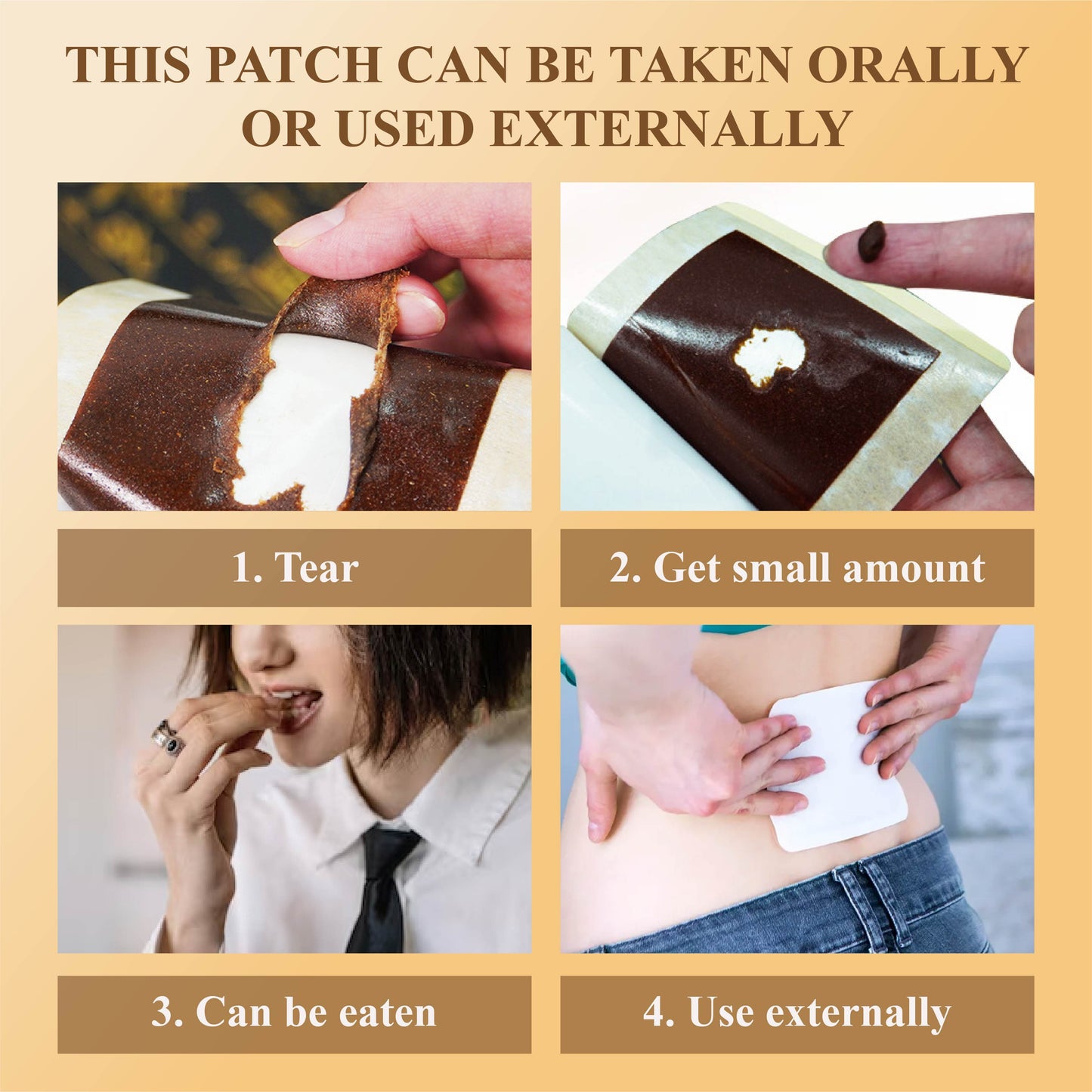 Bee Venom Edible JointSoothe Honey Patch