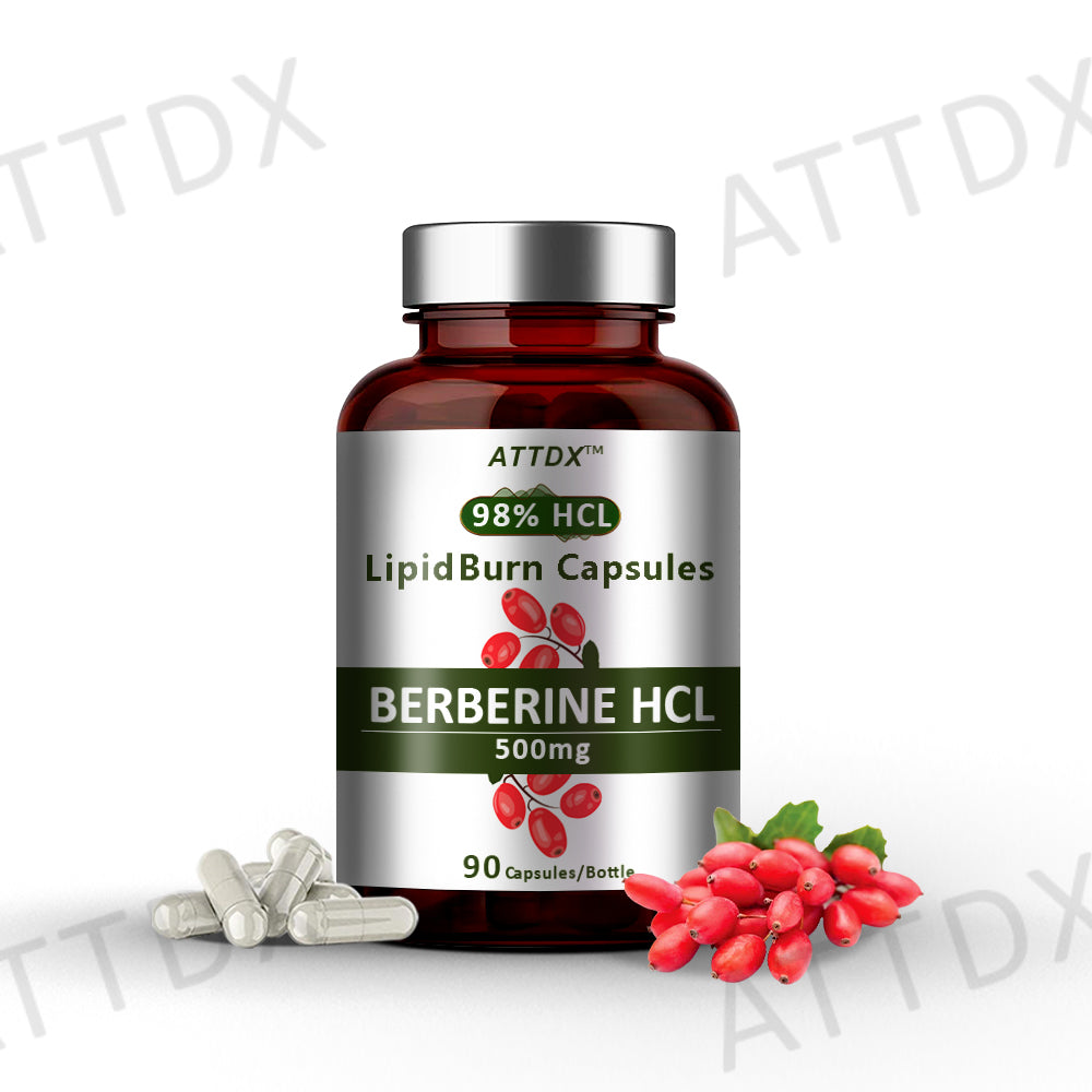 ATTDX™ Berberine HCL 500mg LipidBurn Capsules