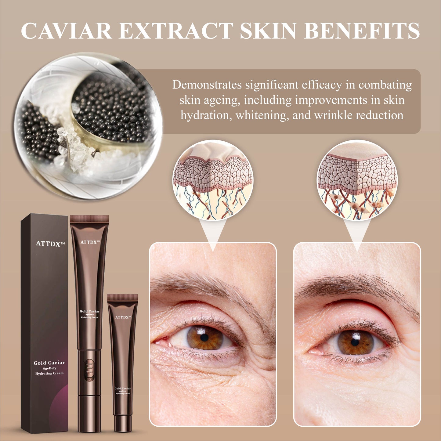 ATTDX™ Gold Caviar AgeDefy Micro Vibration Cream Pen