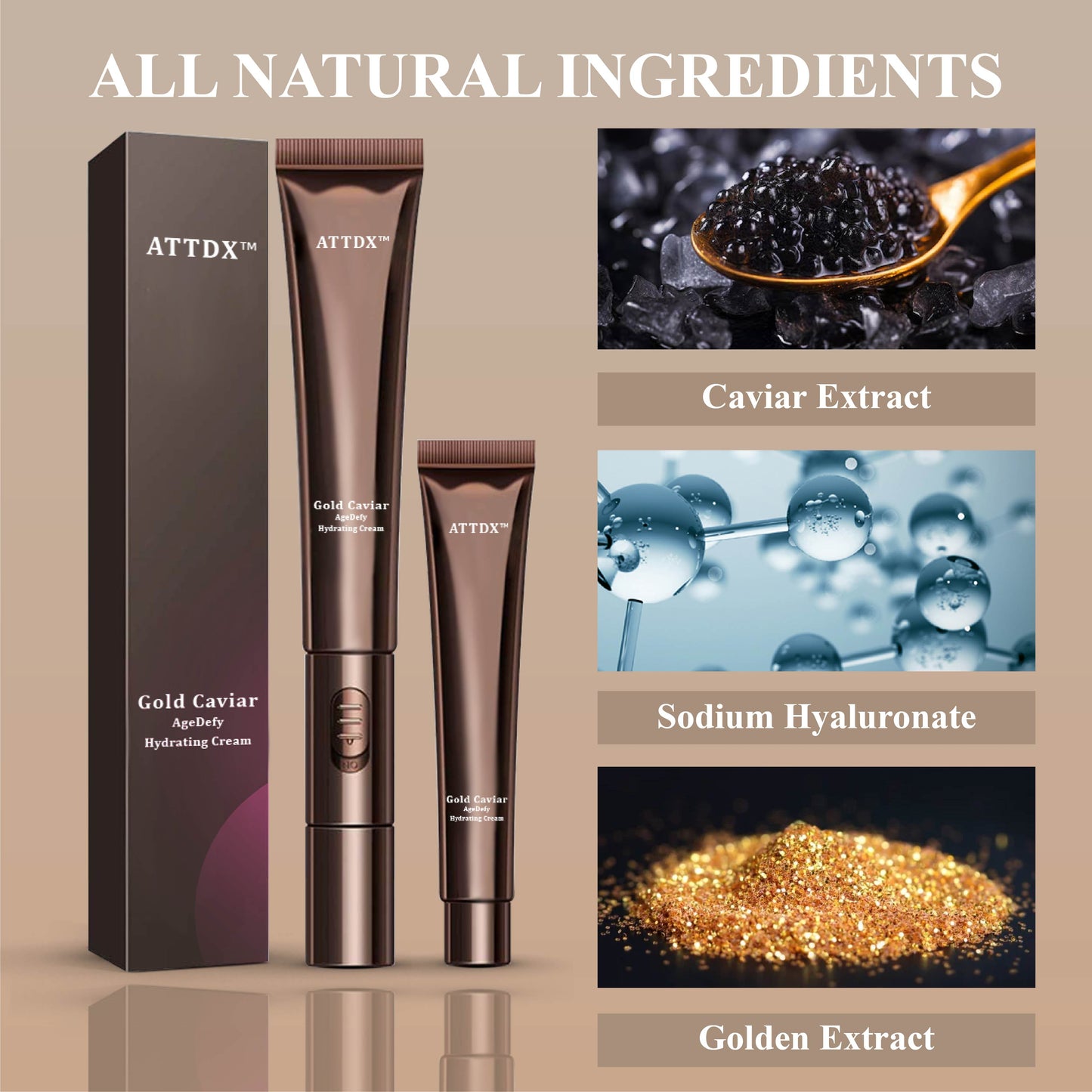 ATTDX™ Gold Caviar AgeDefy Micro Vibration Cream Pen
