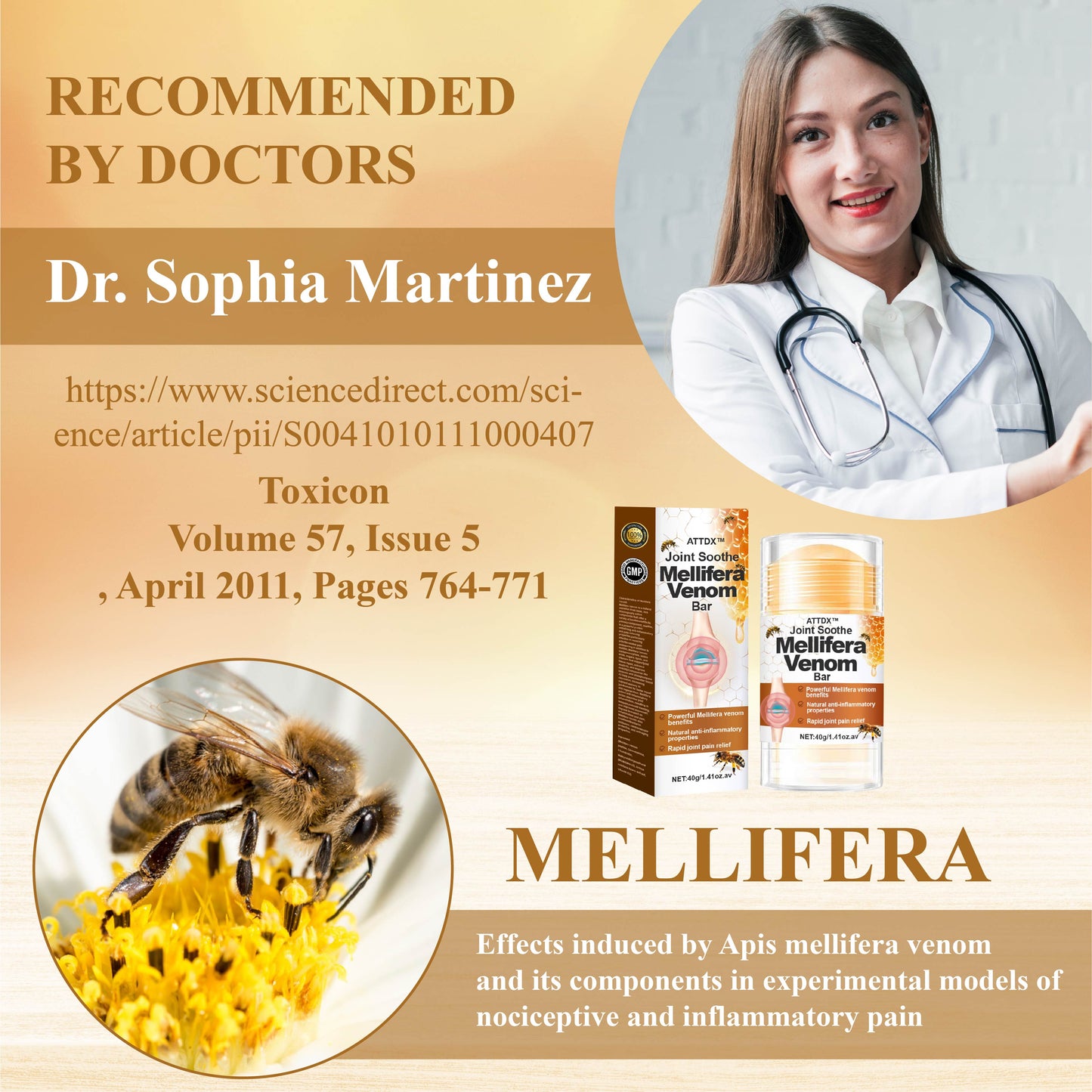 ATTDX™ Joint Soothe Mellifera Venom Bar