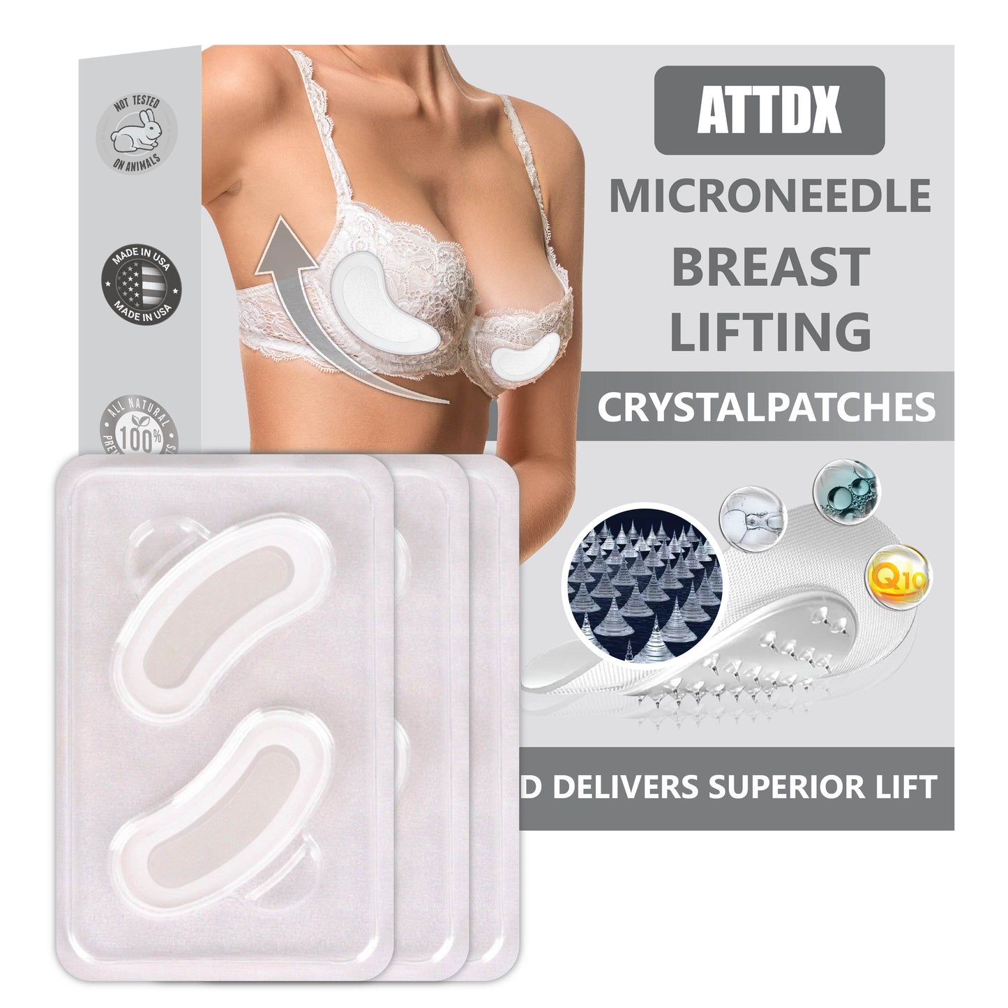 Microneedle BreastLifting Crystal Patches Y