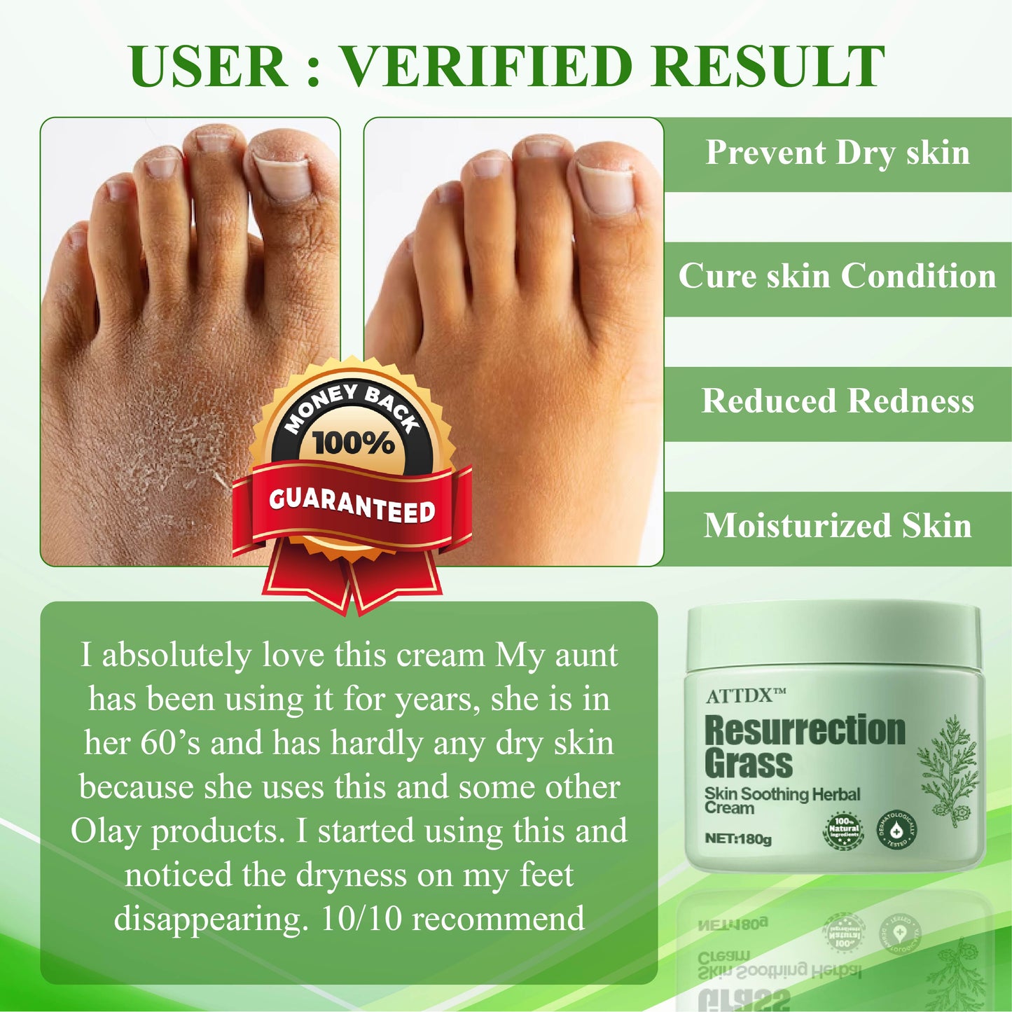 ATTDX™ Resurrection Grass Skin Soothing Herbal Cream