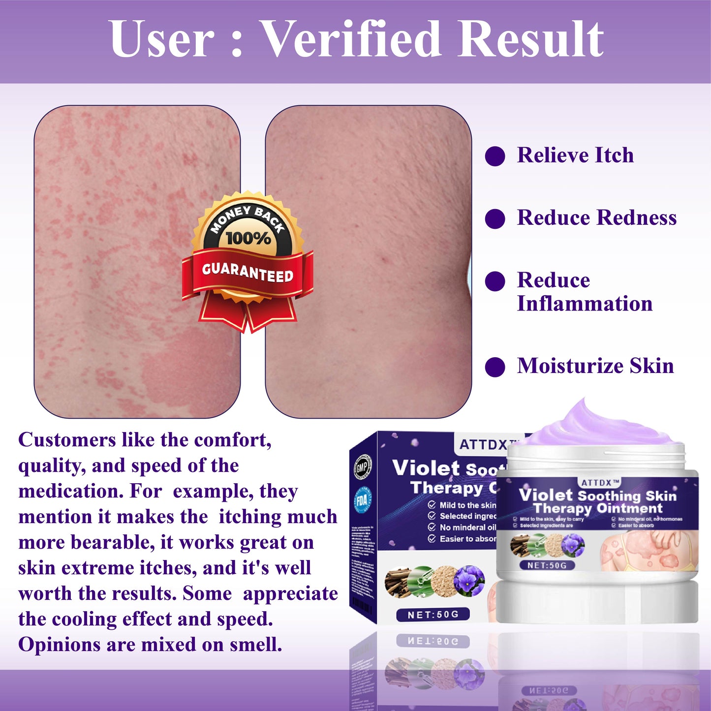 ATTDX™ Violet Soothing Skin Therapy Ointment