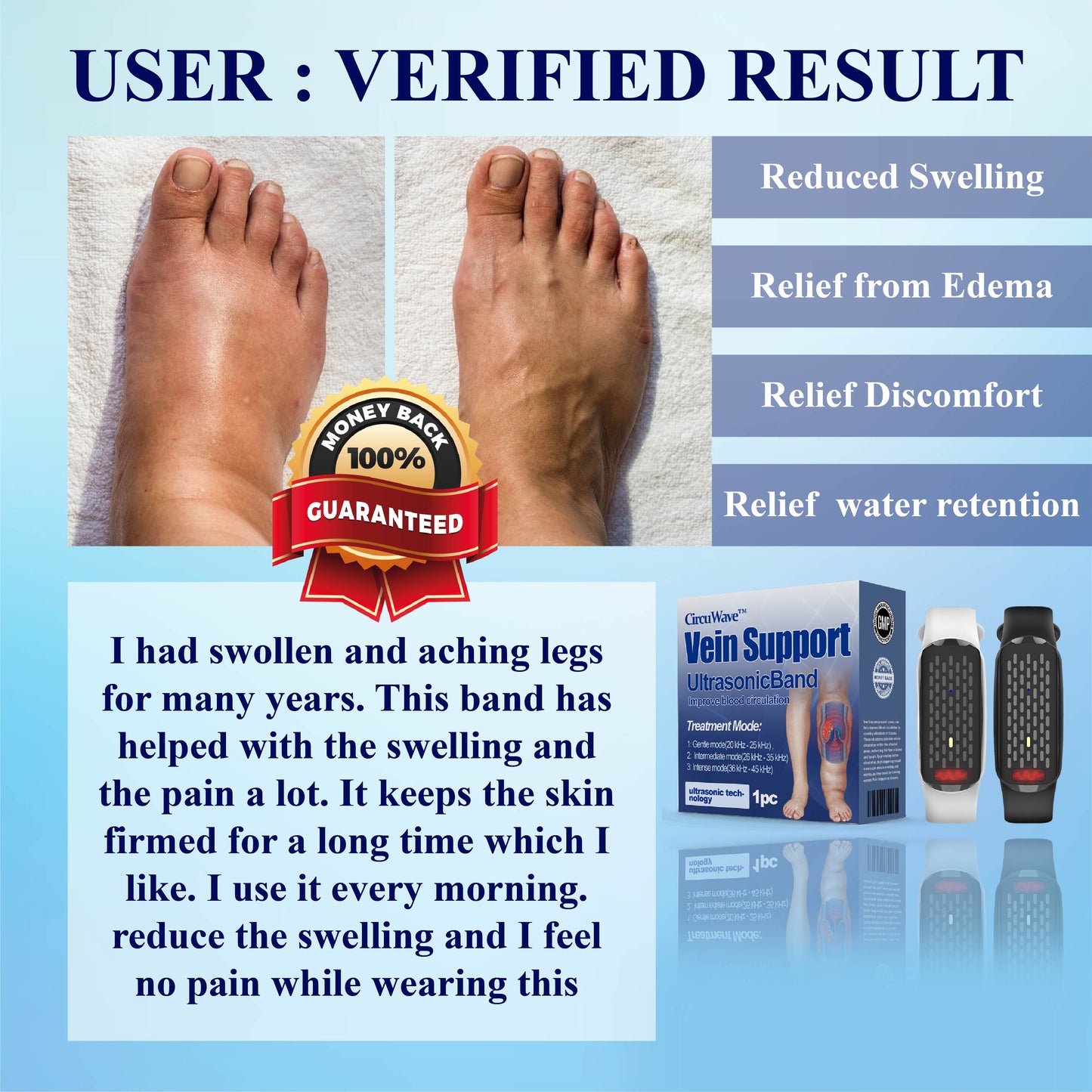 CircuWave™ Vein Support UltrasonicBand