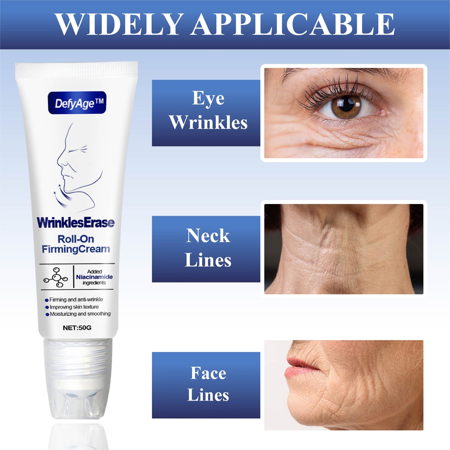 DefyAge™ WrinklesErase Roll On FirmingCream