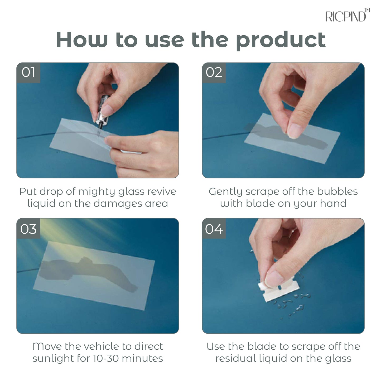 Mighty Glass Revive Windshield Repair Kit