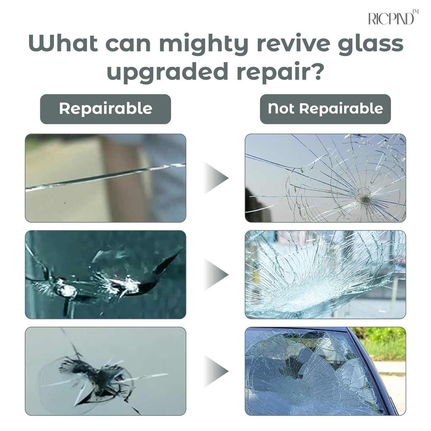 Mighty Glass Revive Windshield Repair Kit