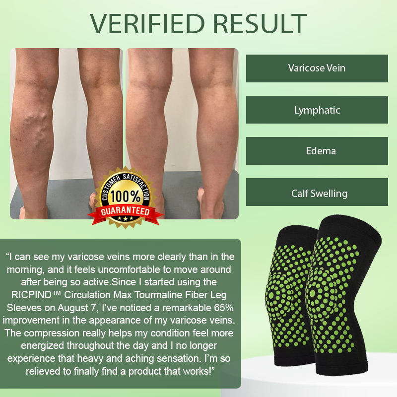 RICPIND™ Circulation Max Tourmaline Fiber Leg Sleeves