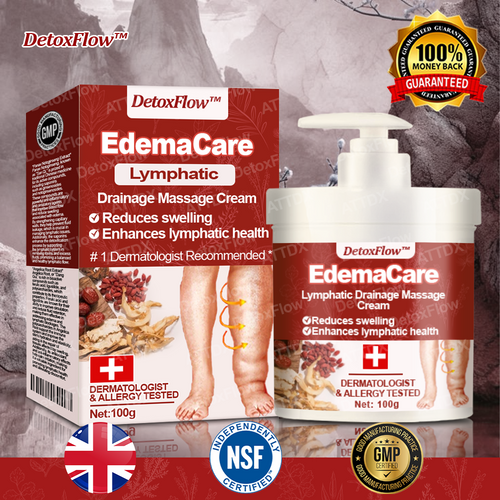 DetoxFlow™ EdemaCare Lymphatic Drainage Massage Cream