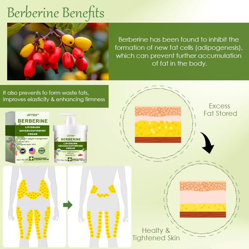 ATTDX™ Berberine LipidBurn AdvancedFirming Cream