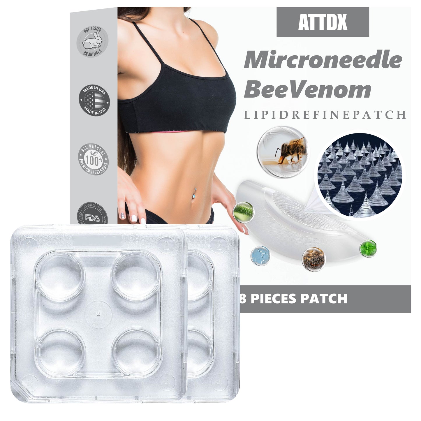 Mircroneedle BeeVenom LipidRefine Patch