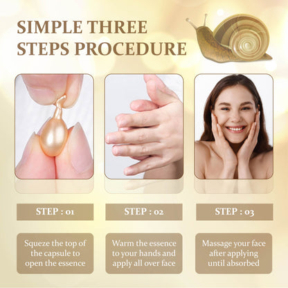 PureGlow Snail Filtrate Essence Capsules