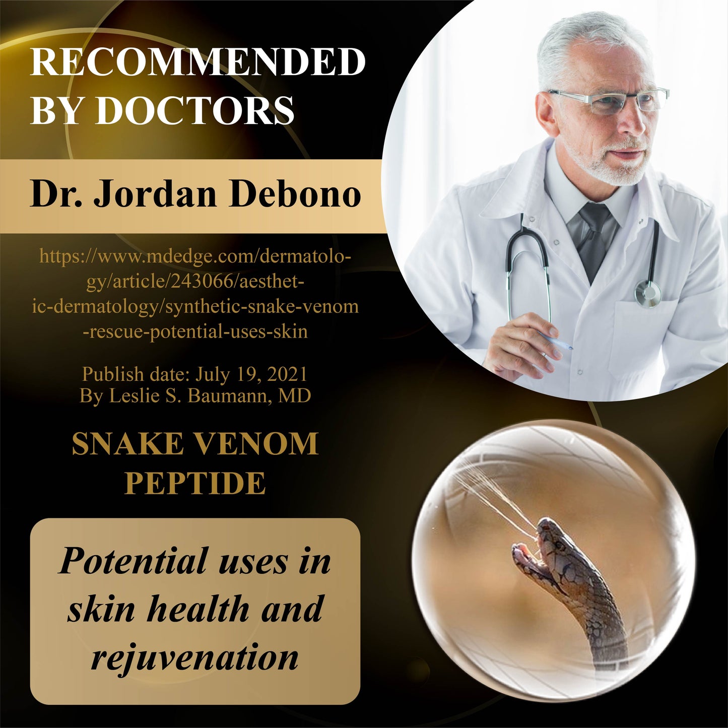 Snake Venom SmoothLift TightenBoost Cream