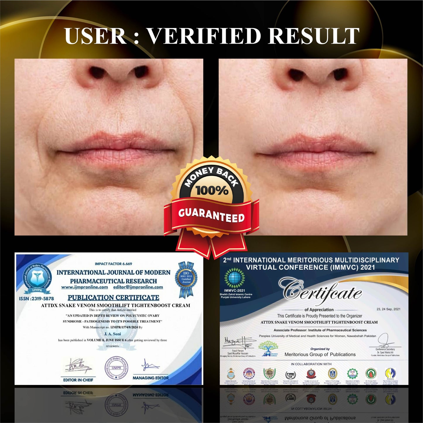 Snake Venom SmoothLift TightenBoost Cream