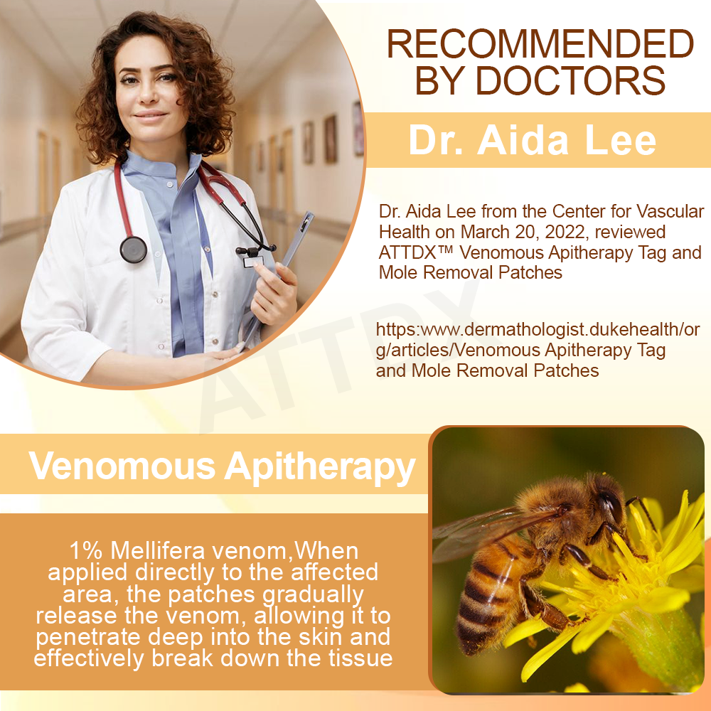 ATTDX™ Venomous Apitherapy Tag and Mole Removal Patches