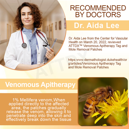 ATTDX™ Venomous Apitherapy Tag and Mole Removal Patches