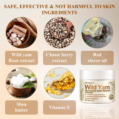ATTDX™ Wild Yam Hormonal Skin Repair Cream