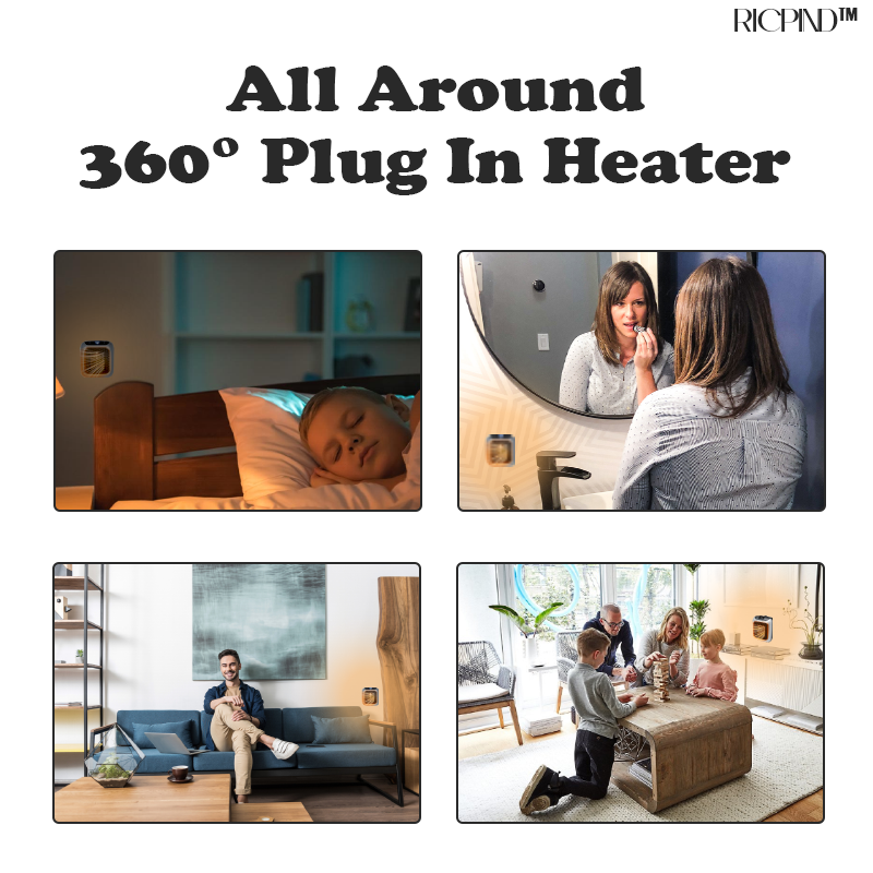 RICPIND Handy Warm Wave Plug-In Heater