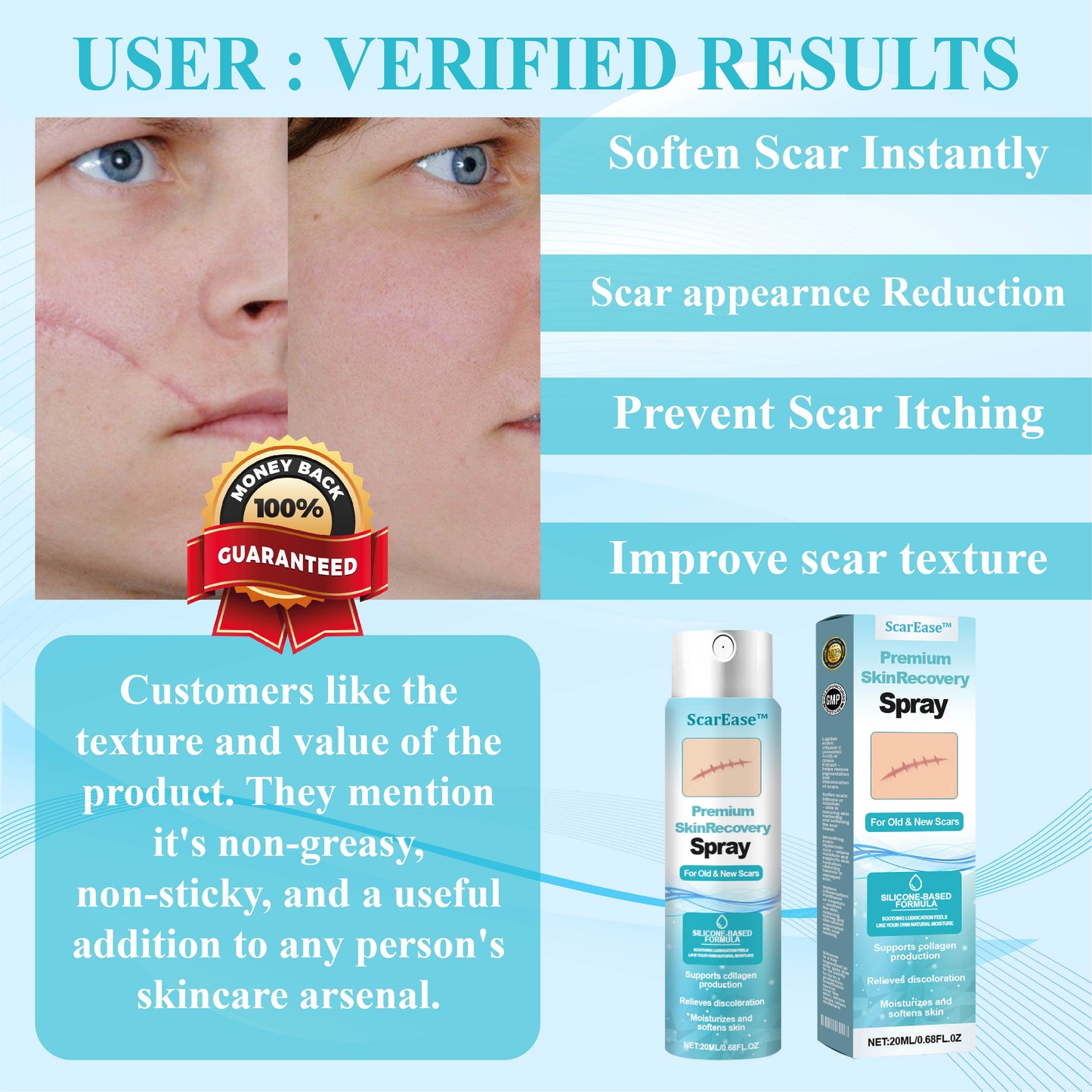 ScarEase™ Premium SkinRecovery Spray