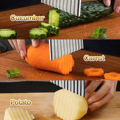 Professional Potato Crinkle Cutter 